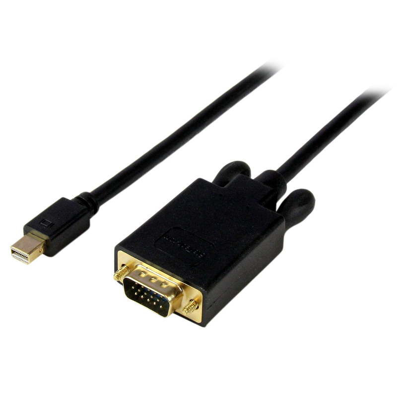 StarTech MDP2VGAMM6B 6ft (2m) Active Mini DP to VGA Adapter Cable